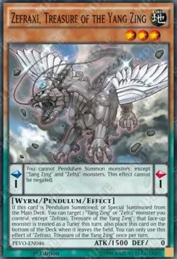 Zefraxi, Treasure of the Yang Zing