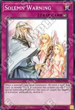 Solemn Warning