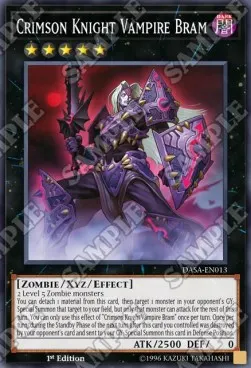 Crimson Knight Vampire Bram