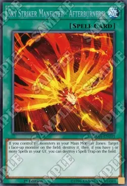 Sky Striker Maneuver - Afterburners!