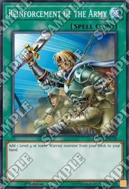 Reinforcement of the Army