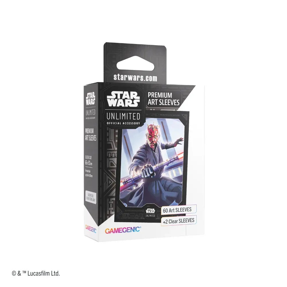 Gamegenic SWU: 60 Premium Art Sleeves - Darth Maul