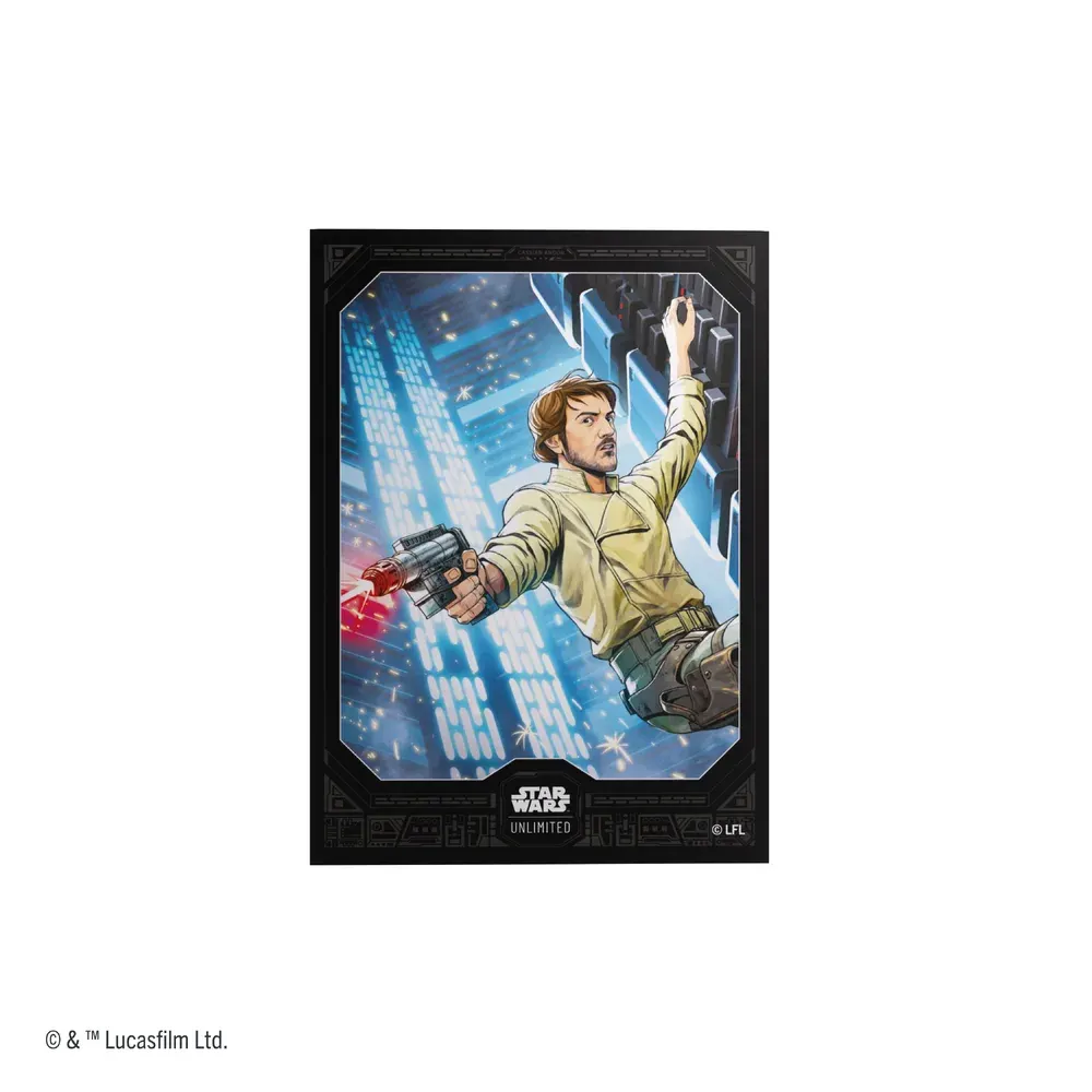 Gamegenic SWU: 60 Premium Art Sleeves - Cassian Andor
