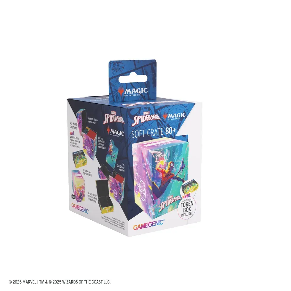 Gamegenic: MTG Marvels Spider-Man Soft Crate 80+ - Spider-Man/Spider-Gwen