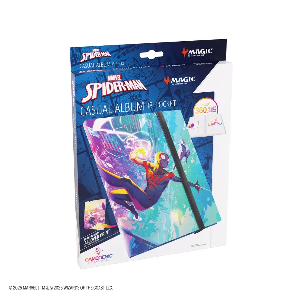 Gamegenic: MTG Marvels Spider-Man 18-Pocket Album - Spider-Man/Spider-Gwen