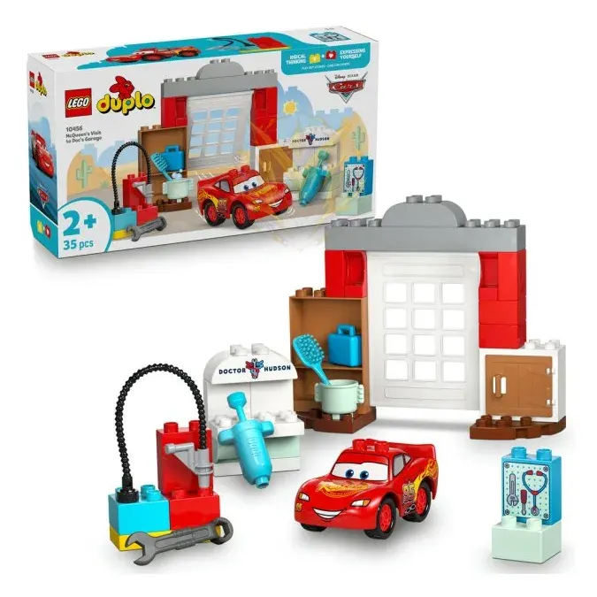 LEGO® DUPLO® ǀ Disney 10456 McQueen a návštěva v garáži doktora Hudsona
