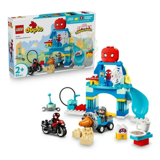 LEGO® DUPLO® 10464 Spideyho tým a pavoučí základna