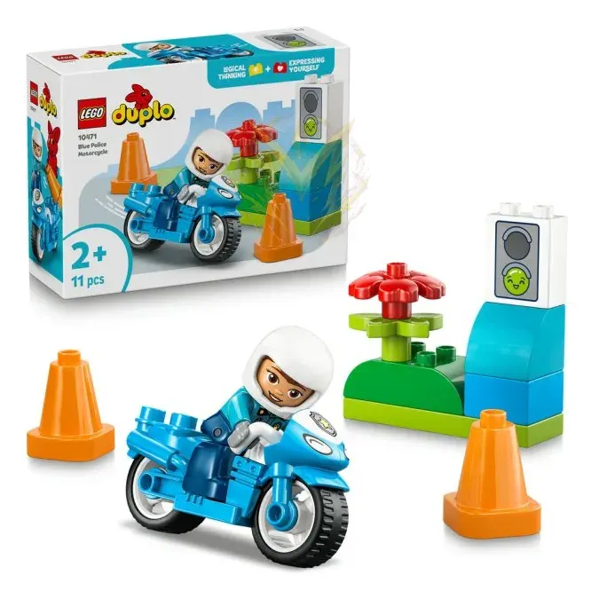 LEGO® DUPLO® 10471 Modrá policejní motorka