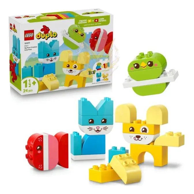 LEGO® DUPLO® 10477 Roztomilí kreativní mazlíčci 3 v 1