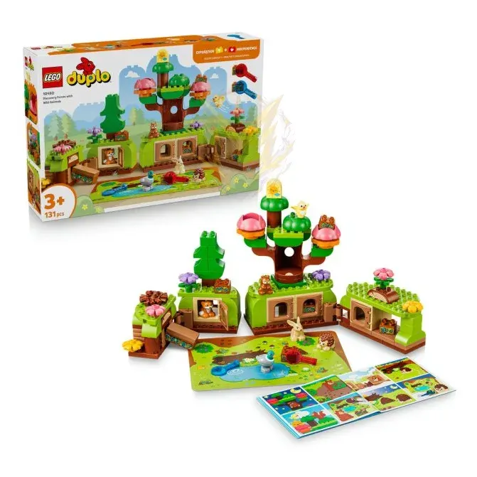 LEGO® DUPLO® 10480 Les plný objevů a divokých zvířátek