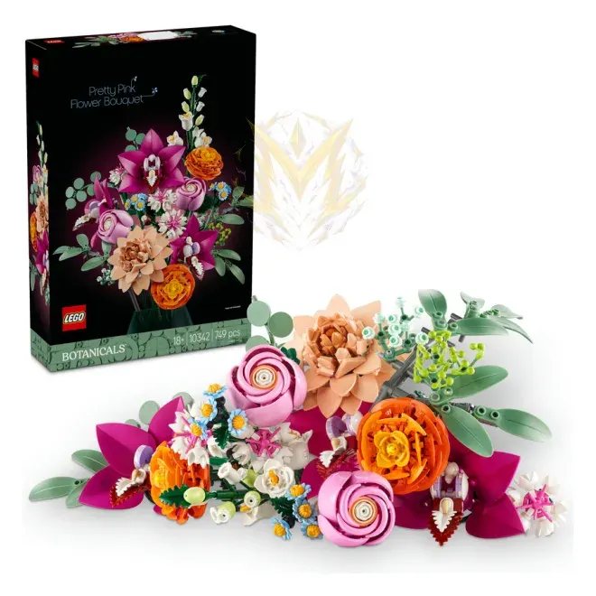 LEGO® Botanicals 10342 Krásná kytice růžových květin