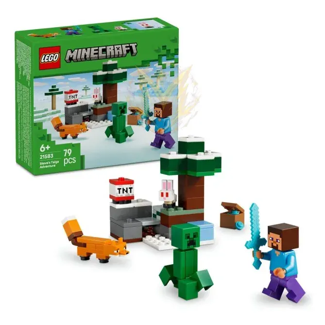 LEGO® Minecraft® 21583 Steve a dobrodružství v tajze