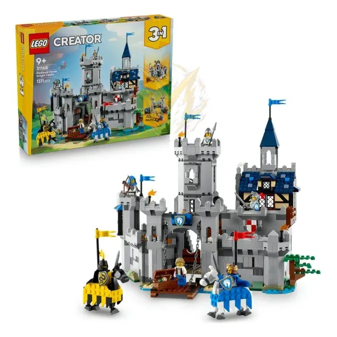 LEGO® Creator 3v1 31168 Středověký hrad a rytíři na koních