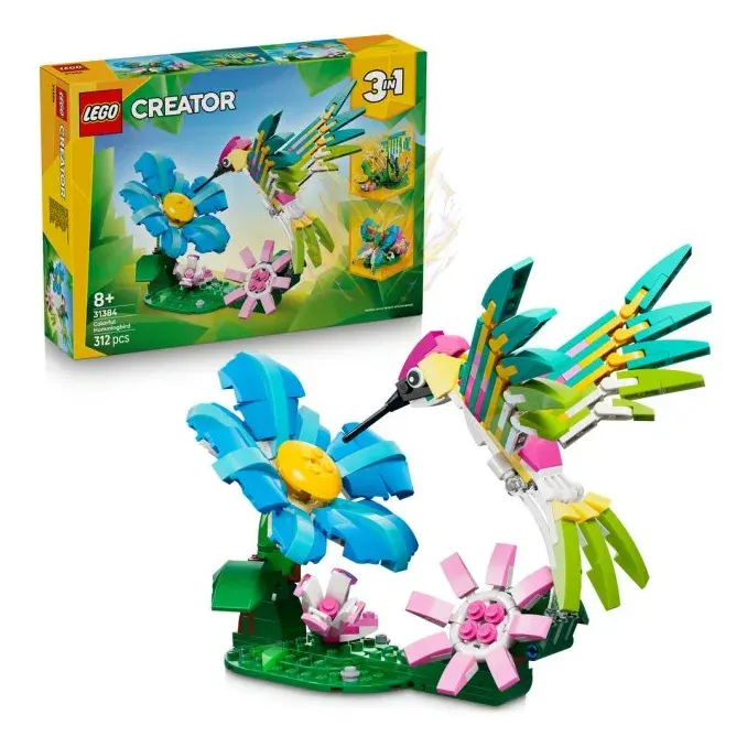 LEGO® Creator 31384 Divoká zvířata: Barevný kolibřík