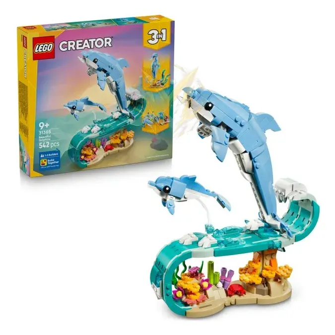 LEGO® Creator 31385 Mořští živočichové: Krásní delfíni