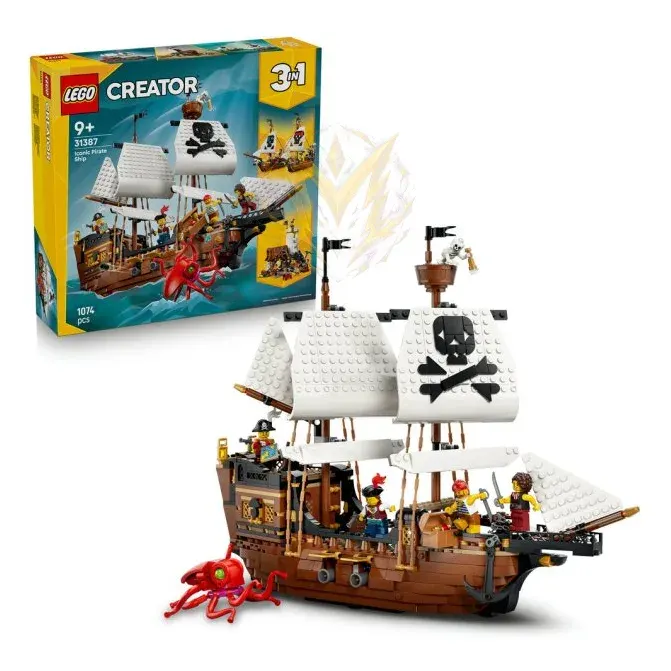 LEGO® Creator 3v1 31387 Kultovní pirátská loď