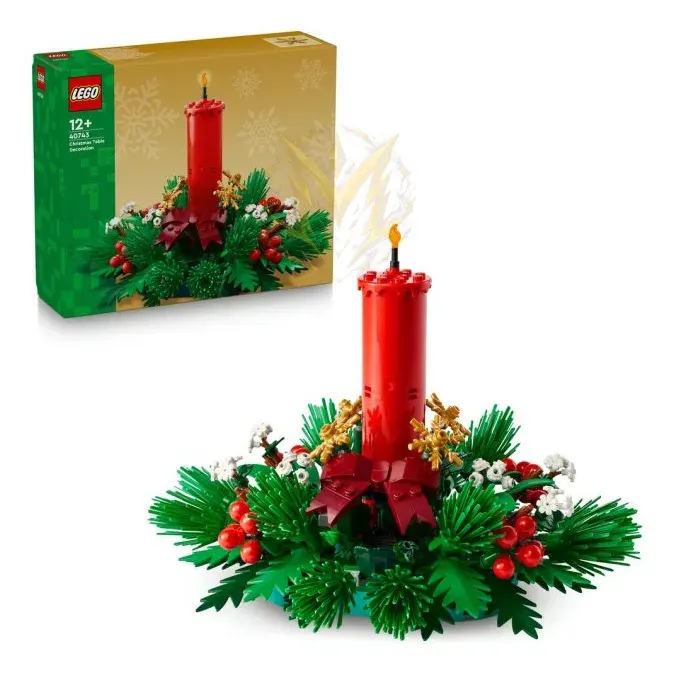 LEGO® Iconic 40743 Vánoční dekorace na stůl