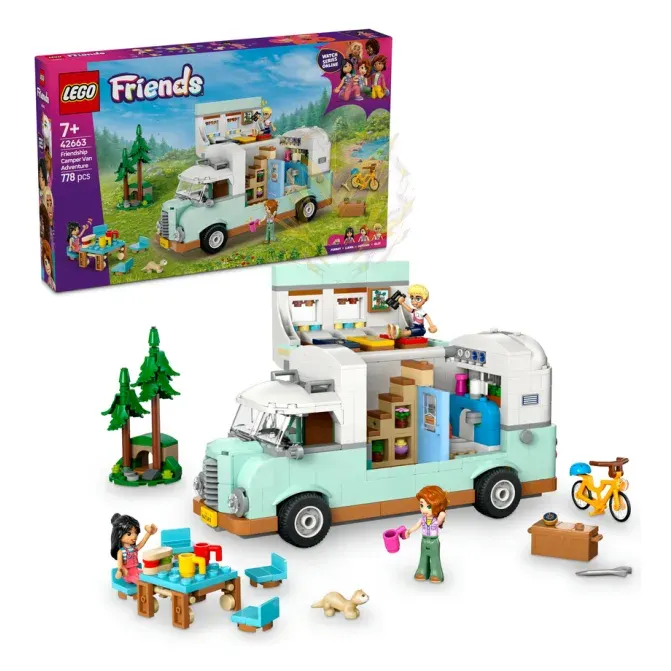 LEGO® Friends 42663 Dobrodružství s karavanem přátelství