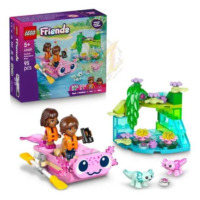 LEGO® Friends 42681 Dobrodružný člun s axolotly