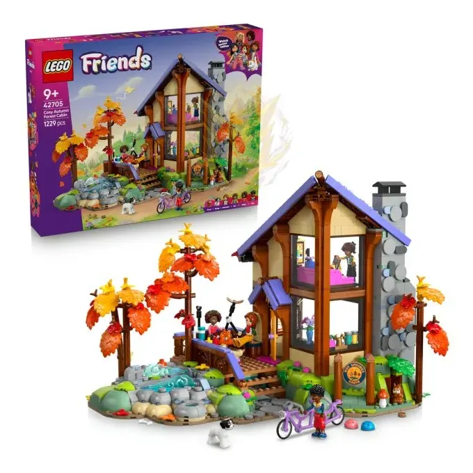 LEGO® Friends 42705 Útulná chata v podzimním lese