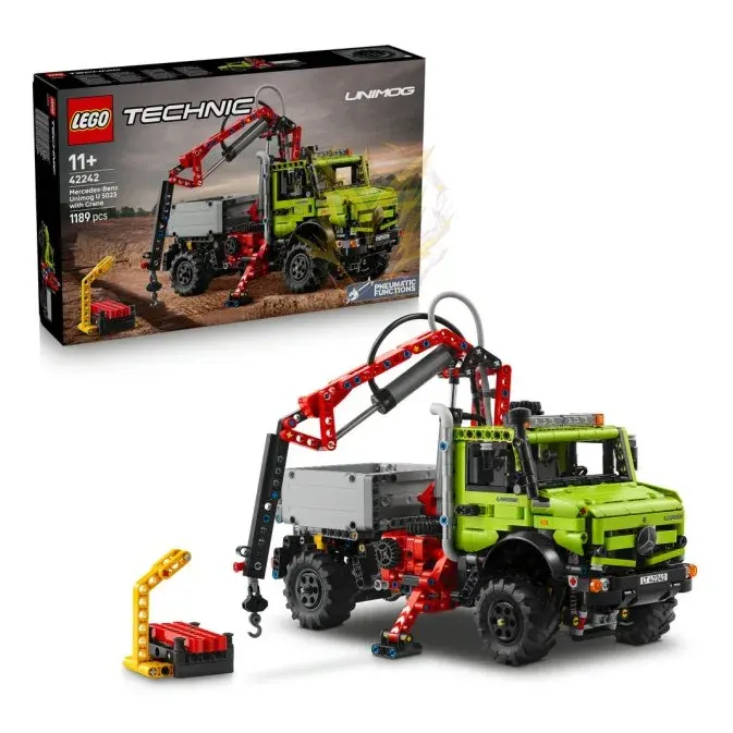 LEGO® Technic 42242 Mercedes-Benz Unimog U 5023 s jeřábem