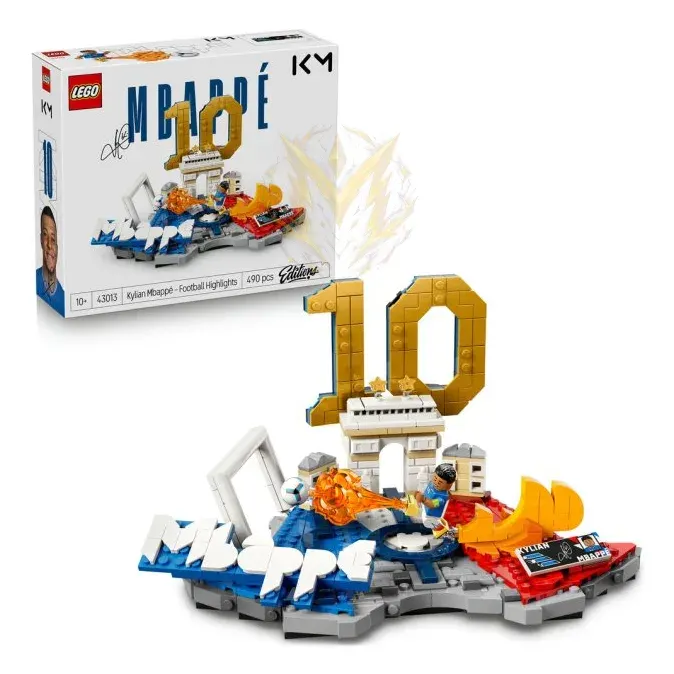 LEGO® Editions 43013 Kylian Mbappé – Hvězdné momenty fotbalu