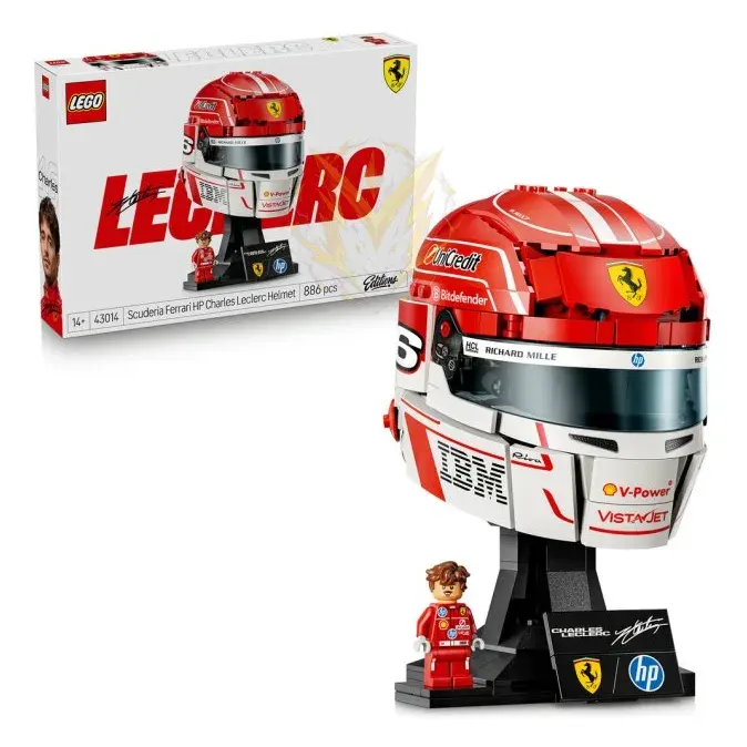 LEGO® Editions 43014 Helma Charles Leclerc ze Scuderia Ferrari HP