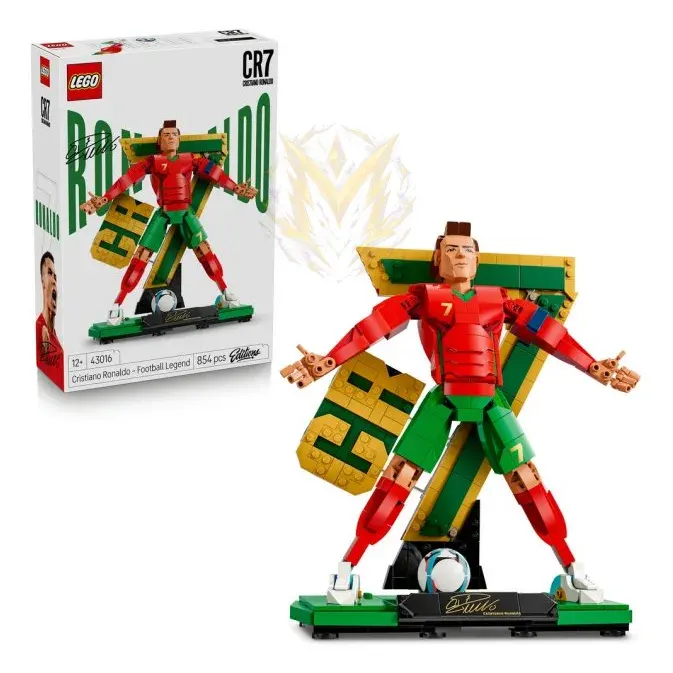 LEGO® Editions 43016 Cristiano Ronaldo – Fotbalová legenda