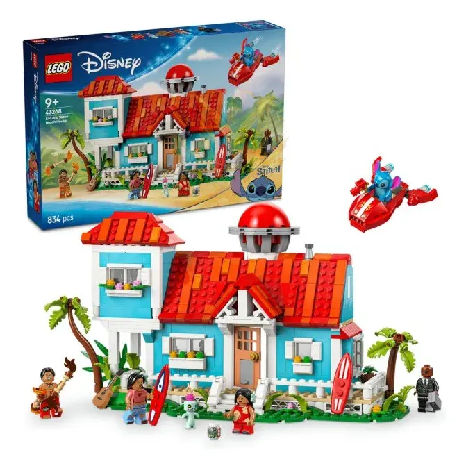 LEGO® ǀ Disney 43268 Lilo a Stitch a domek na pláži