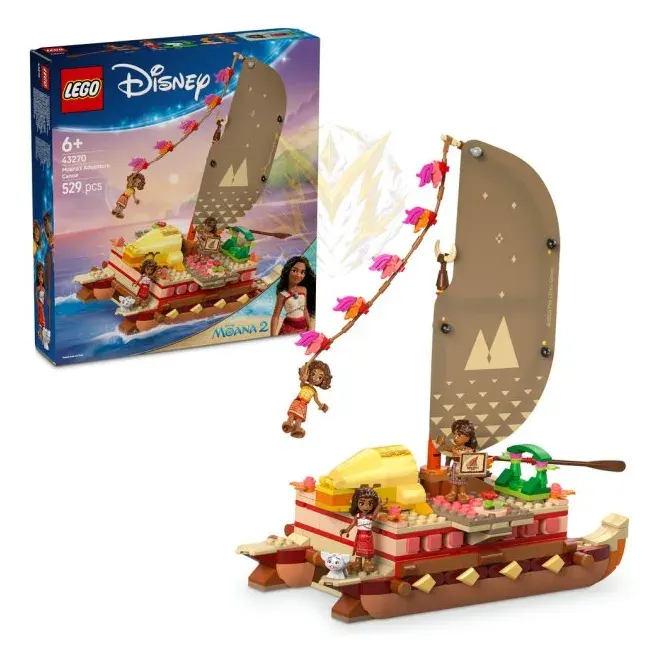 LEGO® │ Disney 43270 Vaiana a dobrodružství na kánoi
