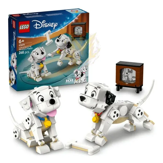 LEGO® ǀ Disney 43271 Štěňátka Štístko a Penny z filmu 101 dalmatinů