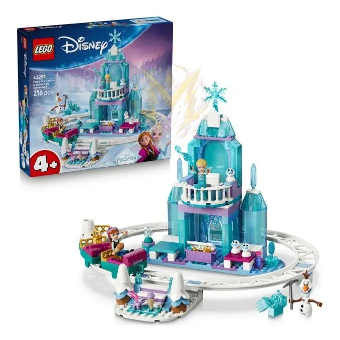 LEGO® Disney Princess 43281 Elsin ledový palác a jízda na sněhu