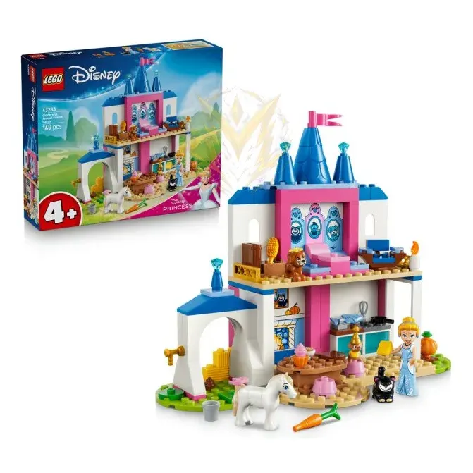 LEGO® │ Disney 43283 Popelčin zámek a její zvířecí přátelé