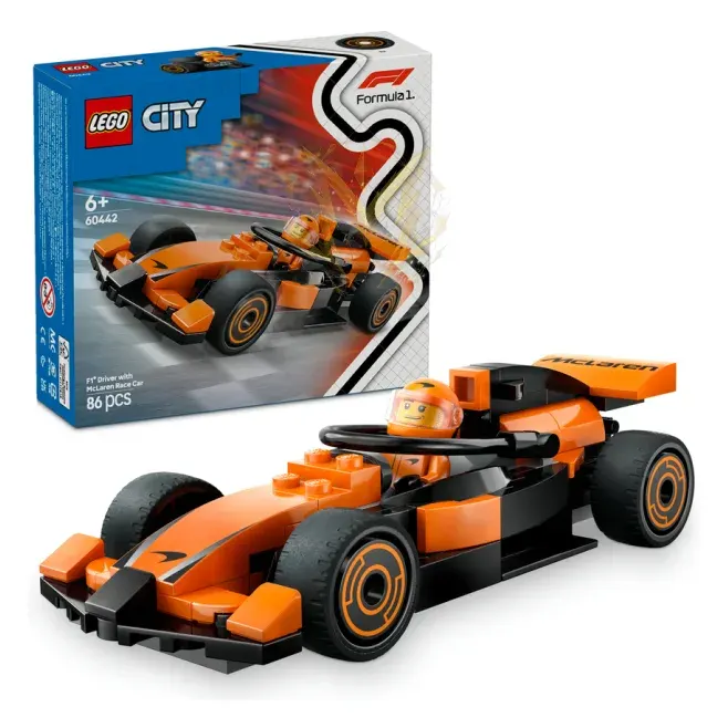 LEGO® City 60442 Jezdec F1® se závodním vozem McLaren