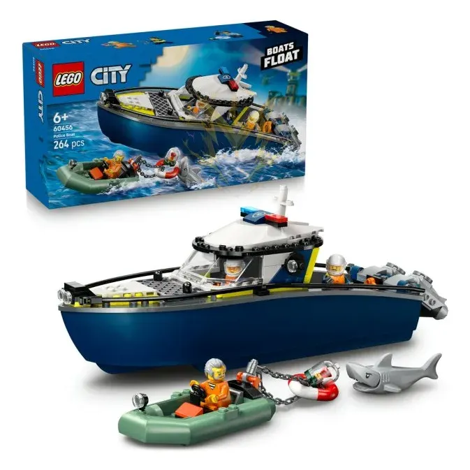 LEGO® City 60456 Honička v policejní lodi