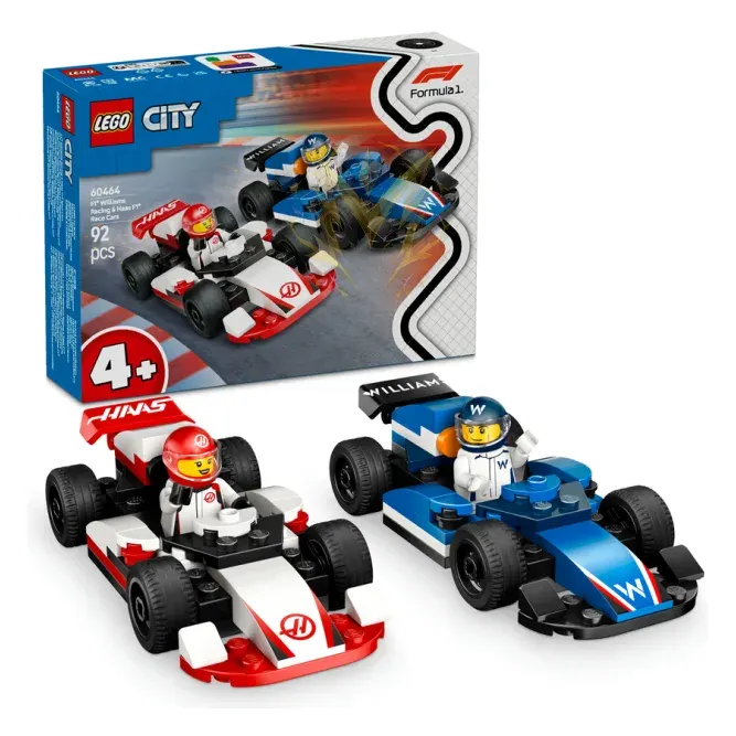 LEGO® City 60464 Závodní vozy F1® Williams Racing a Haas F1®