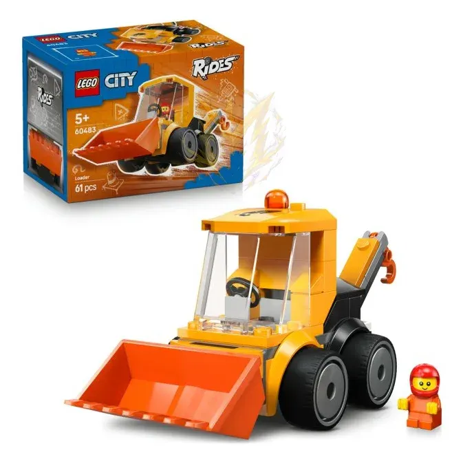 LEGO® City 60483 Autíčka – Stavební nakladač