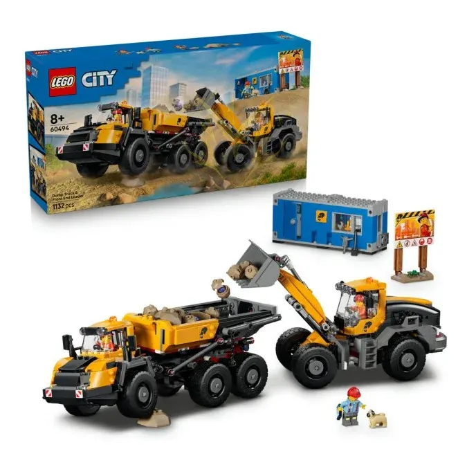 LEGO® City 60494 Sklápěč a čelní nakladač