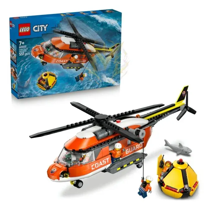 LEGO® City 60503 Helikoptéra pobřežní hlídky