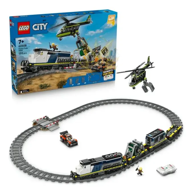 LEGO® City 60508 Loupež v policejním vlaku