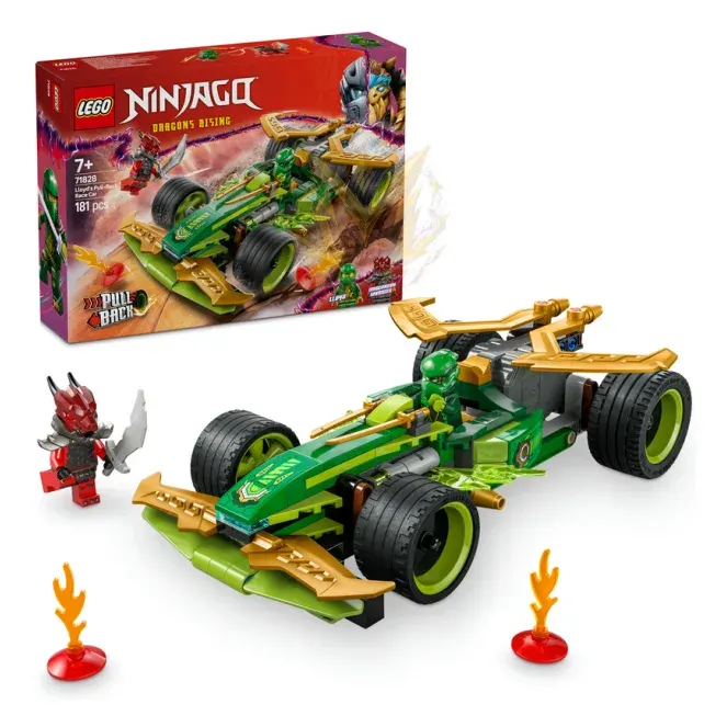 LEGO® NINJAGO® 71828 Lloydovo závodní auto s natahovacím motorem