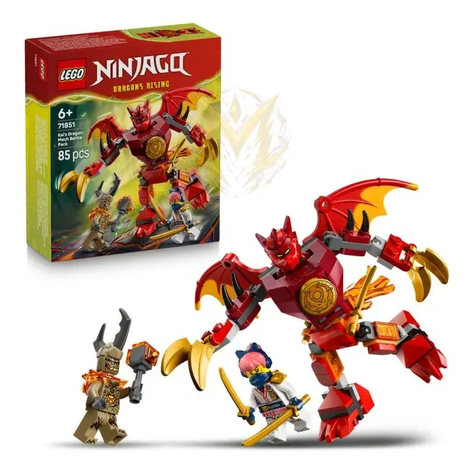 LEGO® NINJAGO® 71851 Kaiův bojový balíček s dračím oblekem