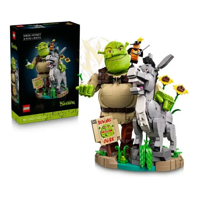 LEGO® Shrek 72423 Shrek, Oslík a Kocour v botách