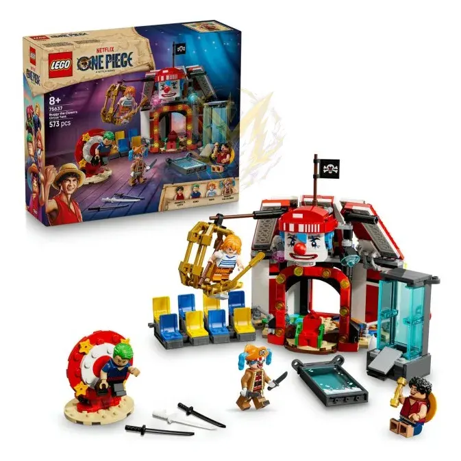 LEGO® ONE PIECE 75637 Klaun Buggy a jeho cirkusový stan