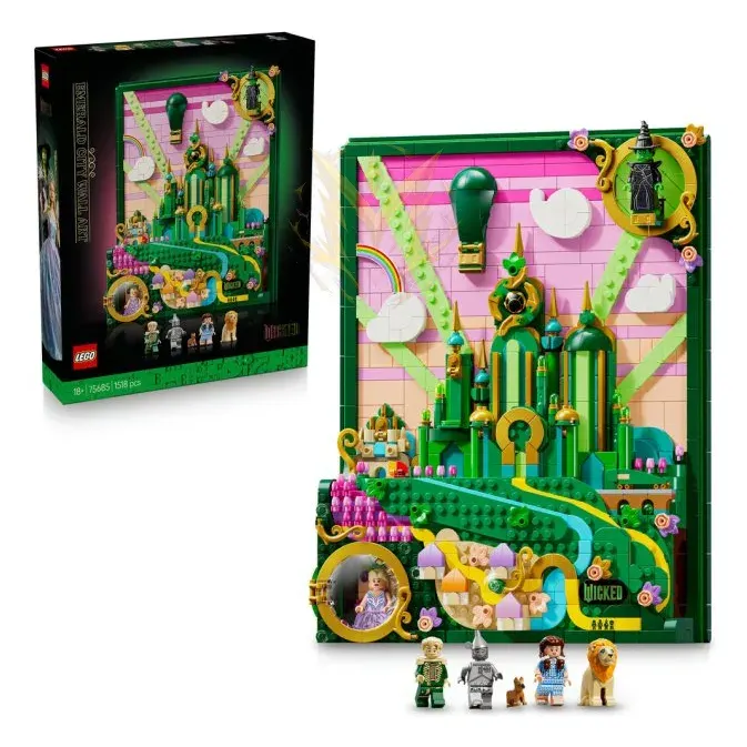 LEGO® Wicked 75685 Nástěnné umění: Emerald City