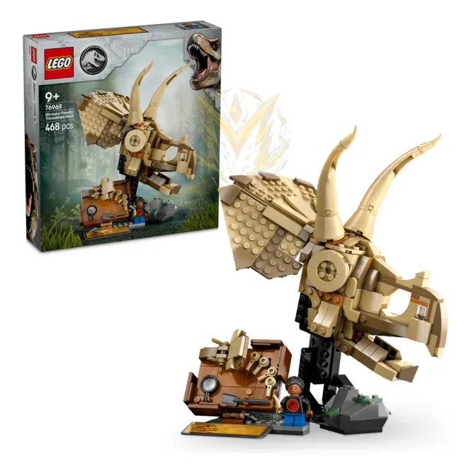 LEGO® Jurassic World™ 76969 Dinosauří fosilie: Lebka triceratopse
