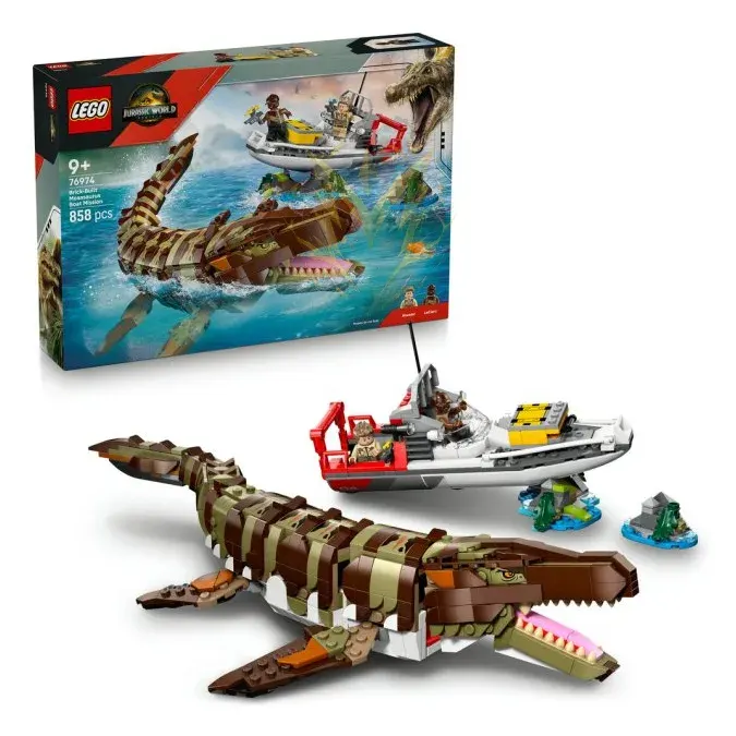 LEGO® Jurassic World 76974 Mise na lodi s mosasaurem z kostek