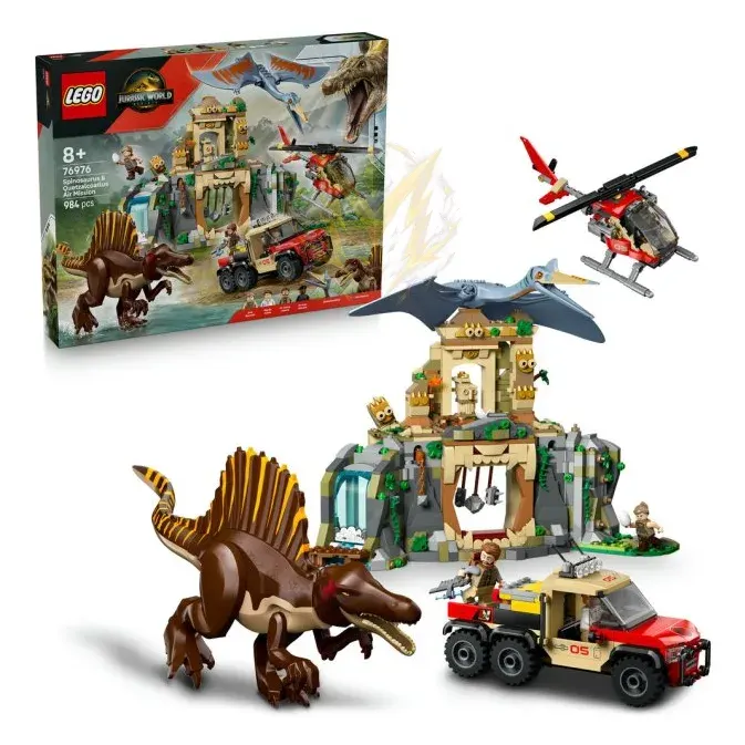 LEGO® Jurassic World 76976 Letecká mise se spinosaurem a quetzalcoatlem
