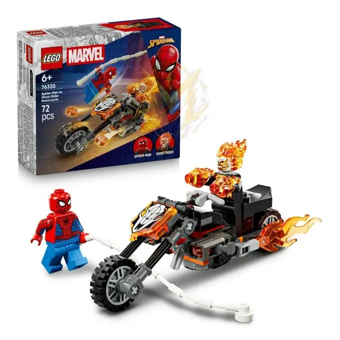 LEGO® Marvel 76335 Spider-Man vs. Ghost Rider na motorce