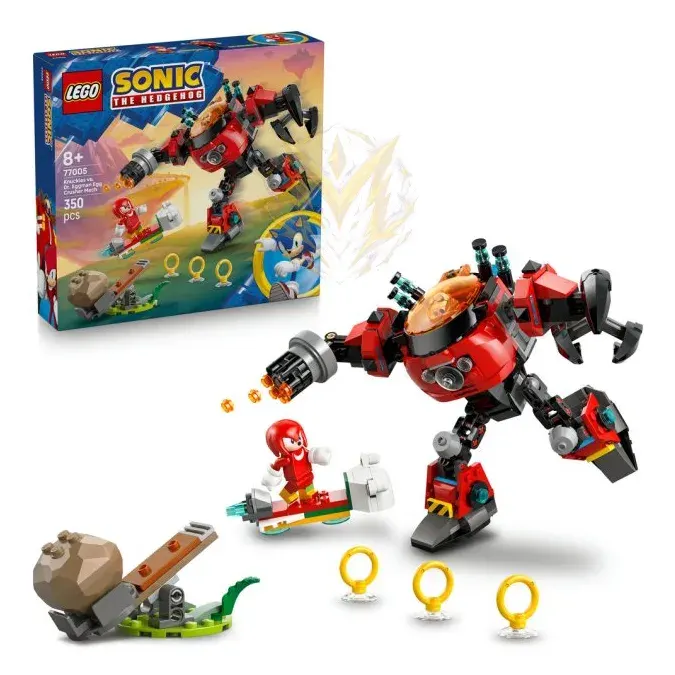 LEGO® Sonic the Hedgehog™ 77005 Knuckles vs. Dr. Eggman: Robotický oblek Egg Crusher